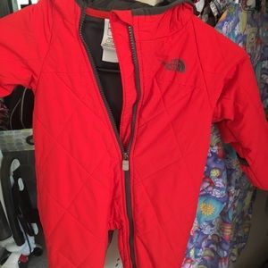 North face one piece coat